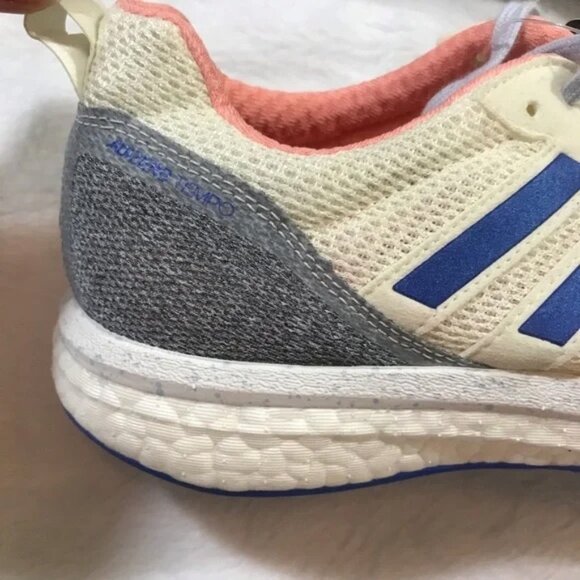 NWT ADIDAS Adizero Tempo Boost running shoe Sz 9 - Picture 5 of 11